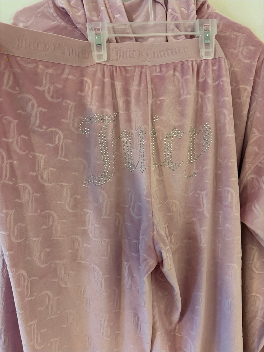 Juicy Couture Pink Velour Lounge Set - L - Picture 4 of 6